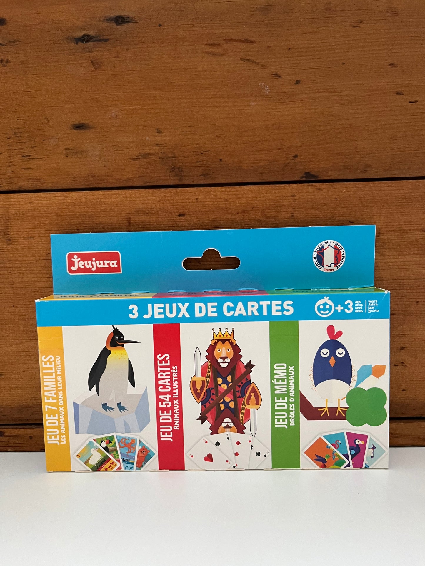 Activity Set - 3 CARD GAMES! - 7 Families, Memory & a Deck of 52 Paying Cards!