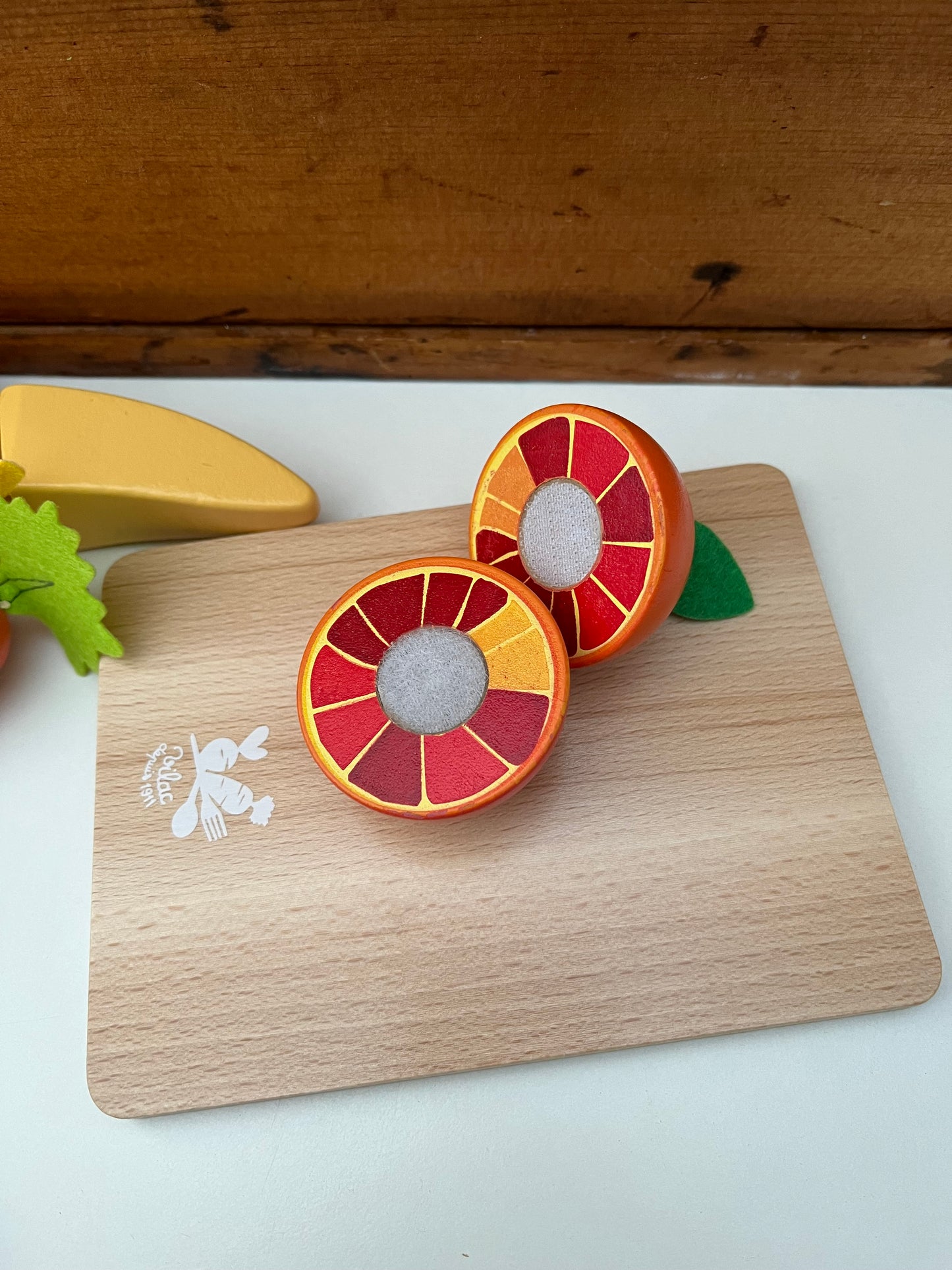 Kitchen Play Food - Wooden CUTTING FRUITS AND VEGETABLES, 15 pieces!