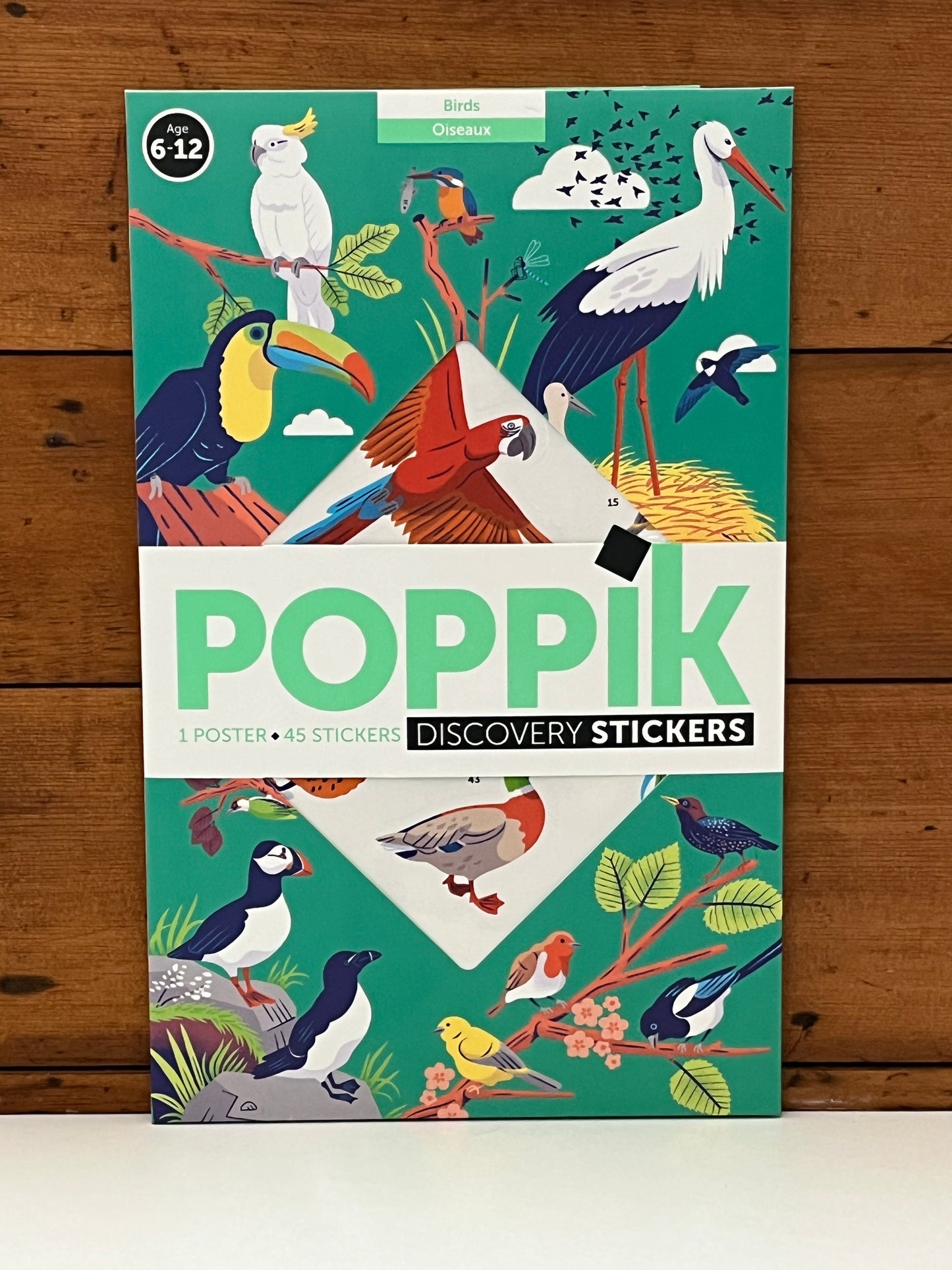 Activity Set - BIRDS TO DISCOVER, 45 stickers!