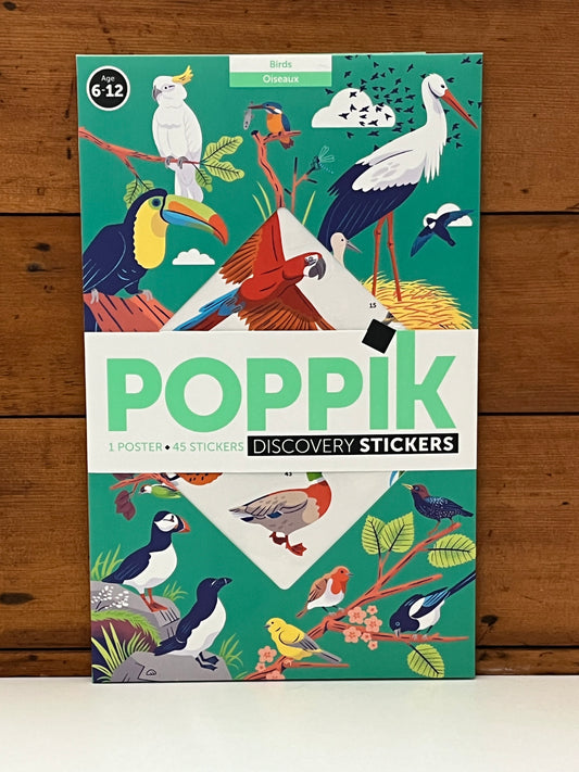 Activity Set - BIRDS TO DISCOVER, 45 stickers!
