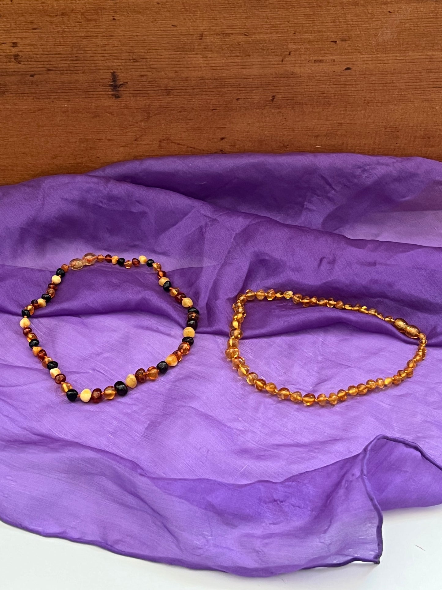 COLLIER AMBRE - pour Bébé, ou jeune enfant