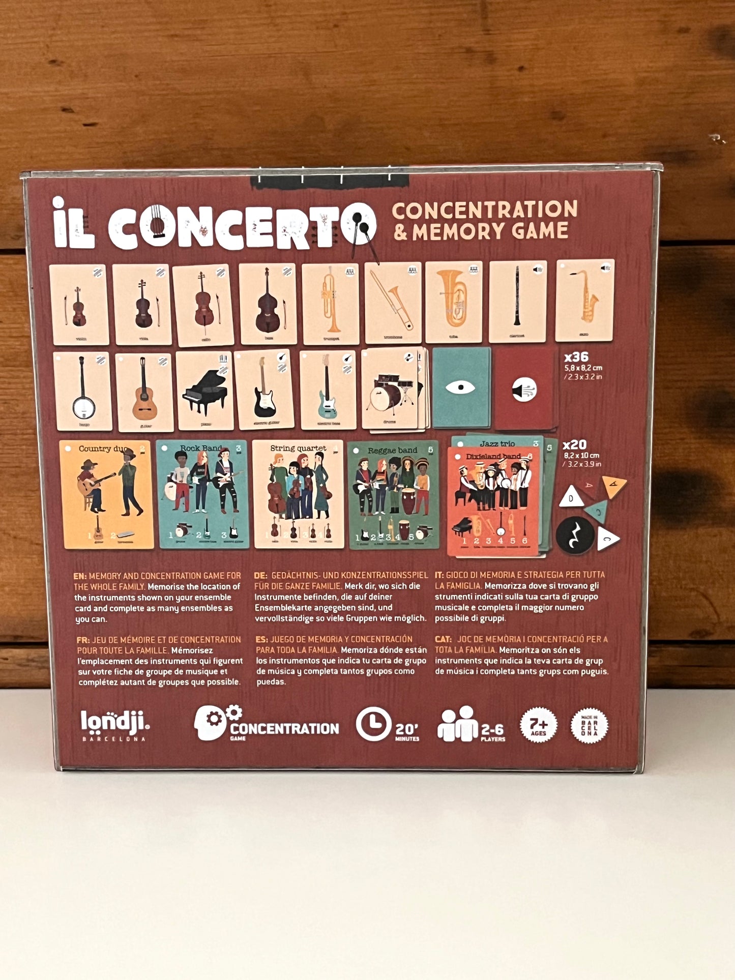 Family Memory Game - IL CONCERTO, Musical memory and Concentration Game!