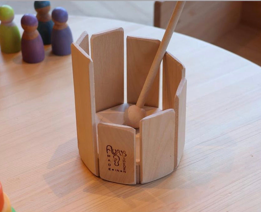 Instrument - CHILD'S WOODEN STIR DRUM