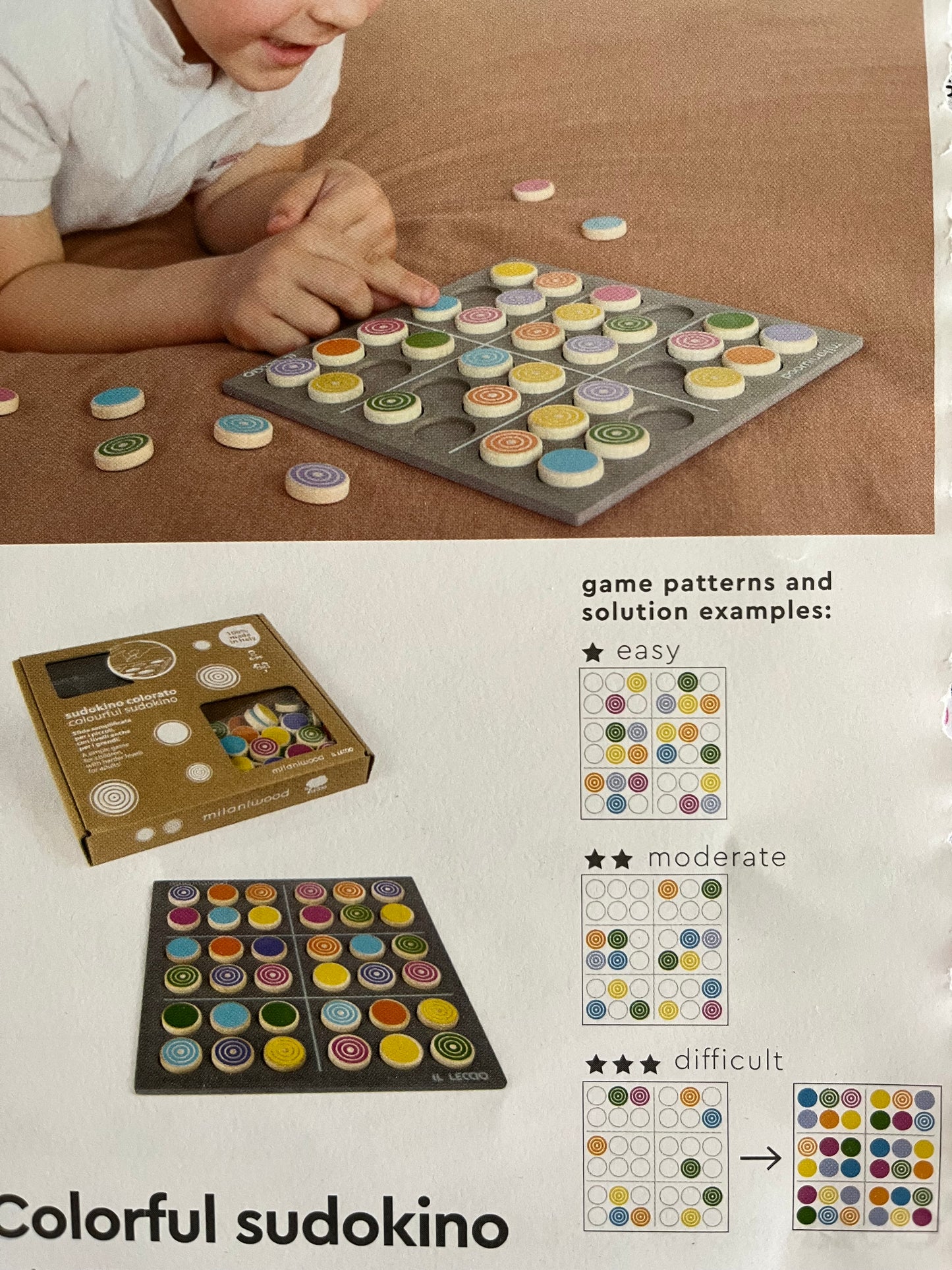 Wooden Family Game Set - SUDOKO for Kids... SUDOKINO!