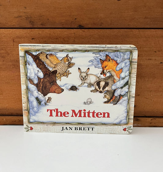 Livre cartonné, bébé - THE MITTEN de Jan Brett