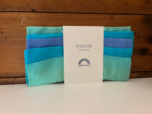 PlayCloths - Silk SEA COLOURS!, small size