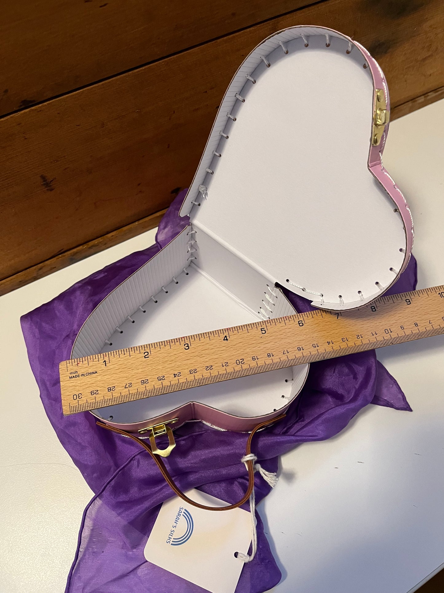 Keeping House Play - HEART SUITCASE, with Carrying Handle
