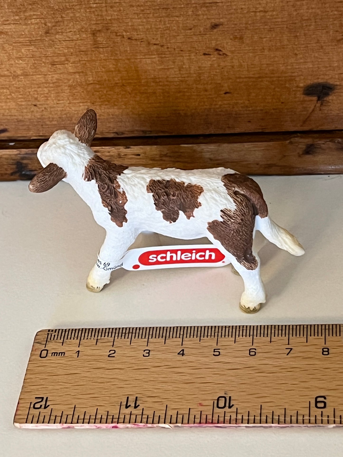 Farm Animals for Dollhouse Play - SIMMENTAL CALF by Schleich