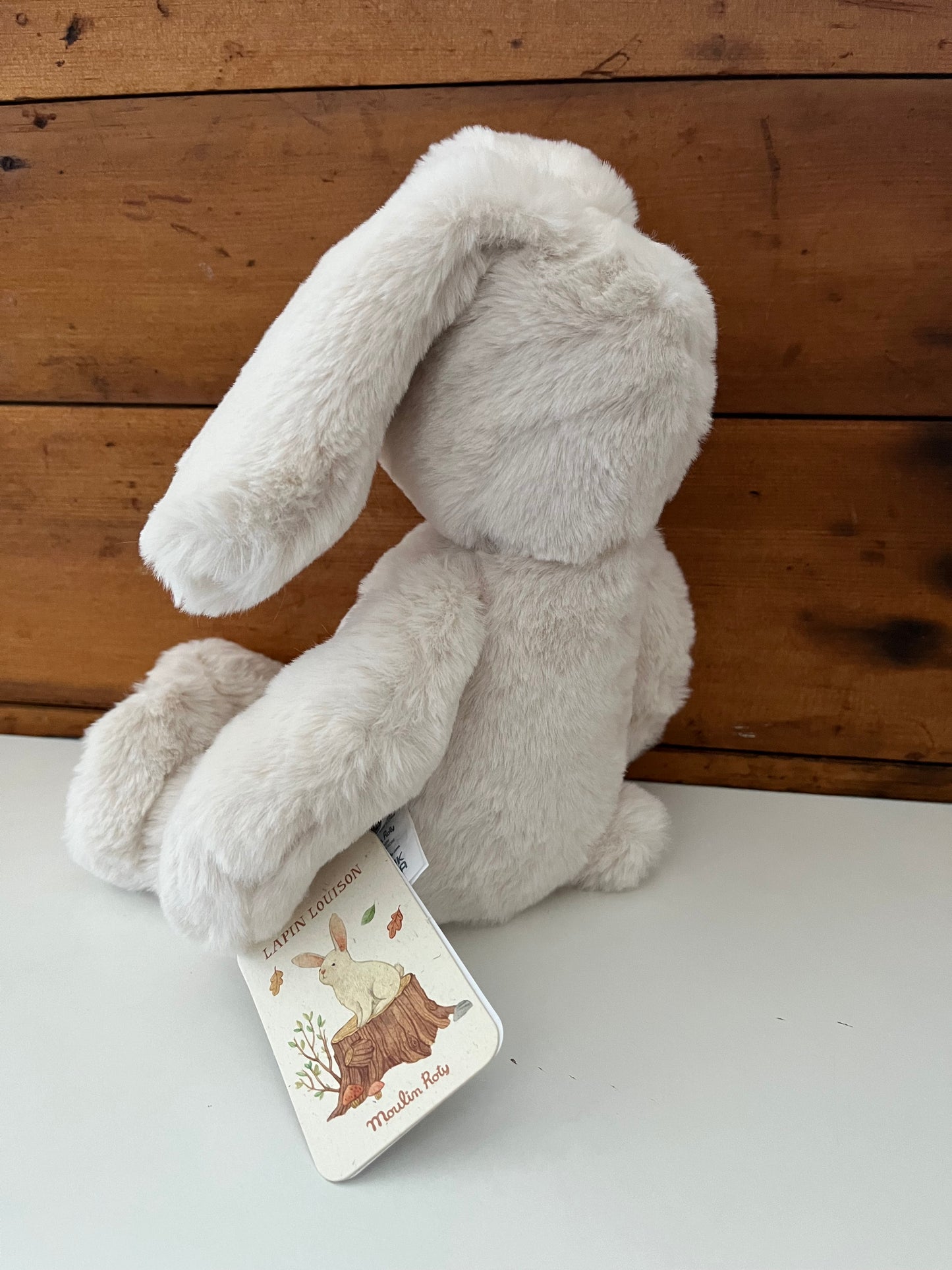Peluche douce pour bébé - LAPIN, CRÈME Lapin Loison !