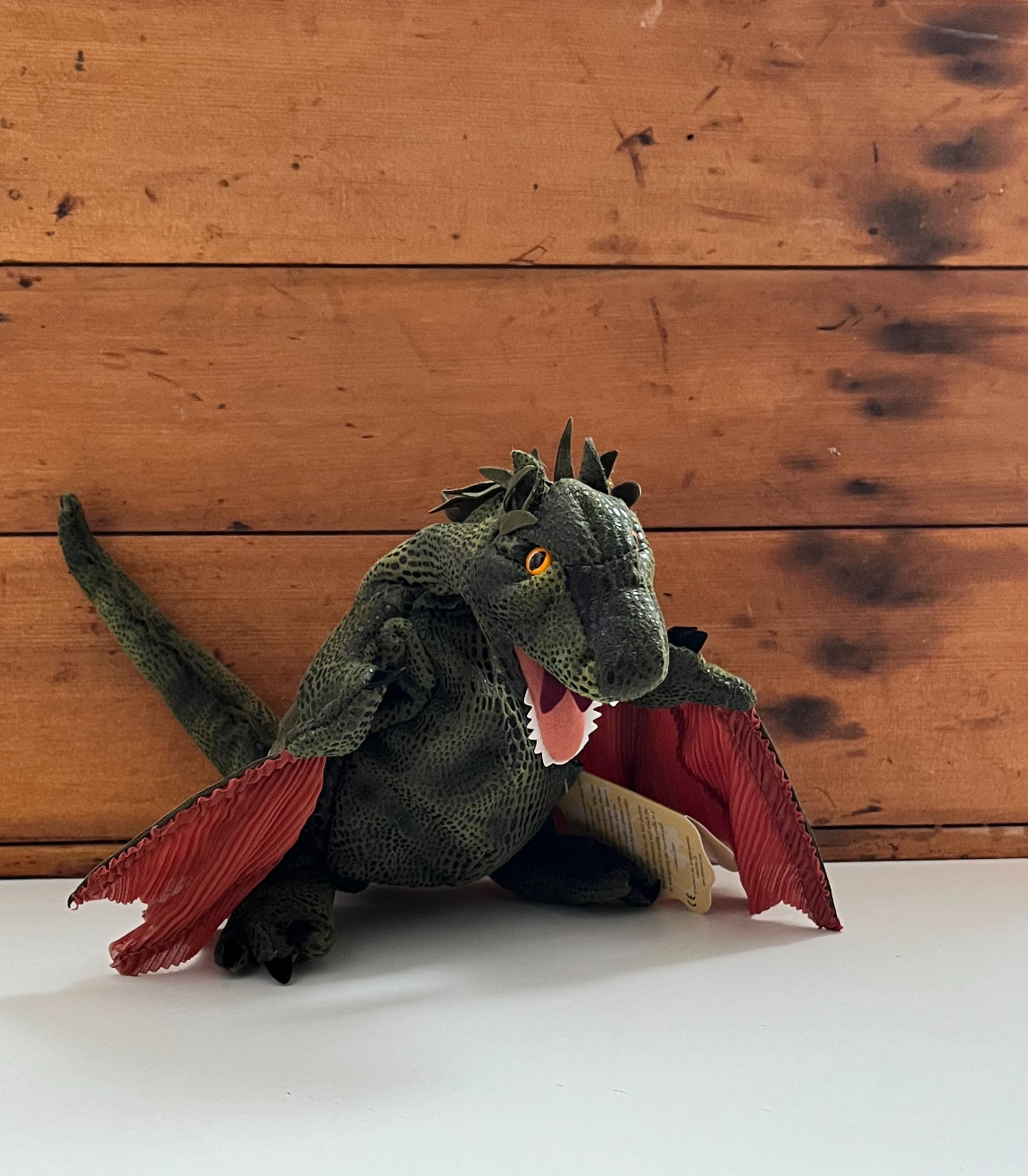 Soft Puppet - Mythical WINGED DRAGON Hand Puppet