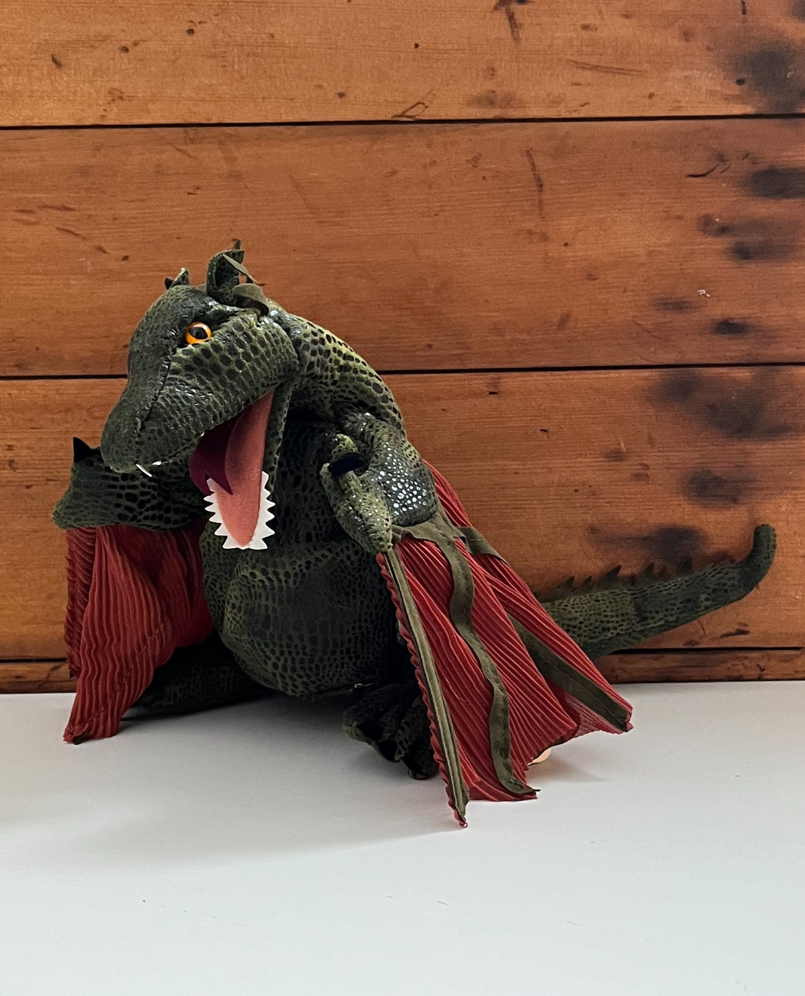 Soft Puppet - Mythical WINGED DRAGON Hand Puppet
