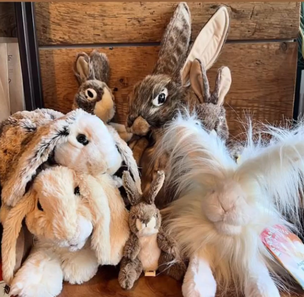 Soft Puppet Toy - COTTONTAIL RABBIT Hand Puppet (Large)