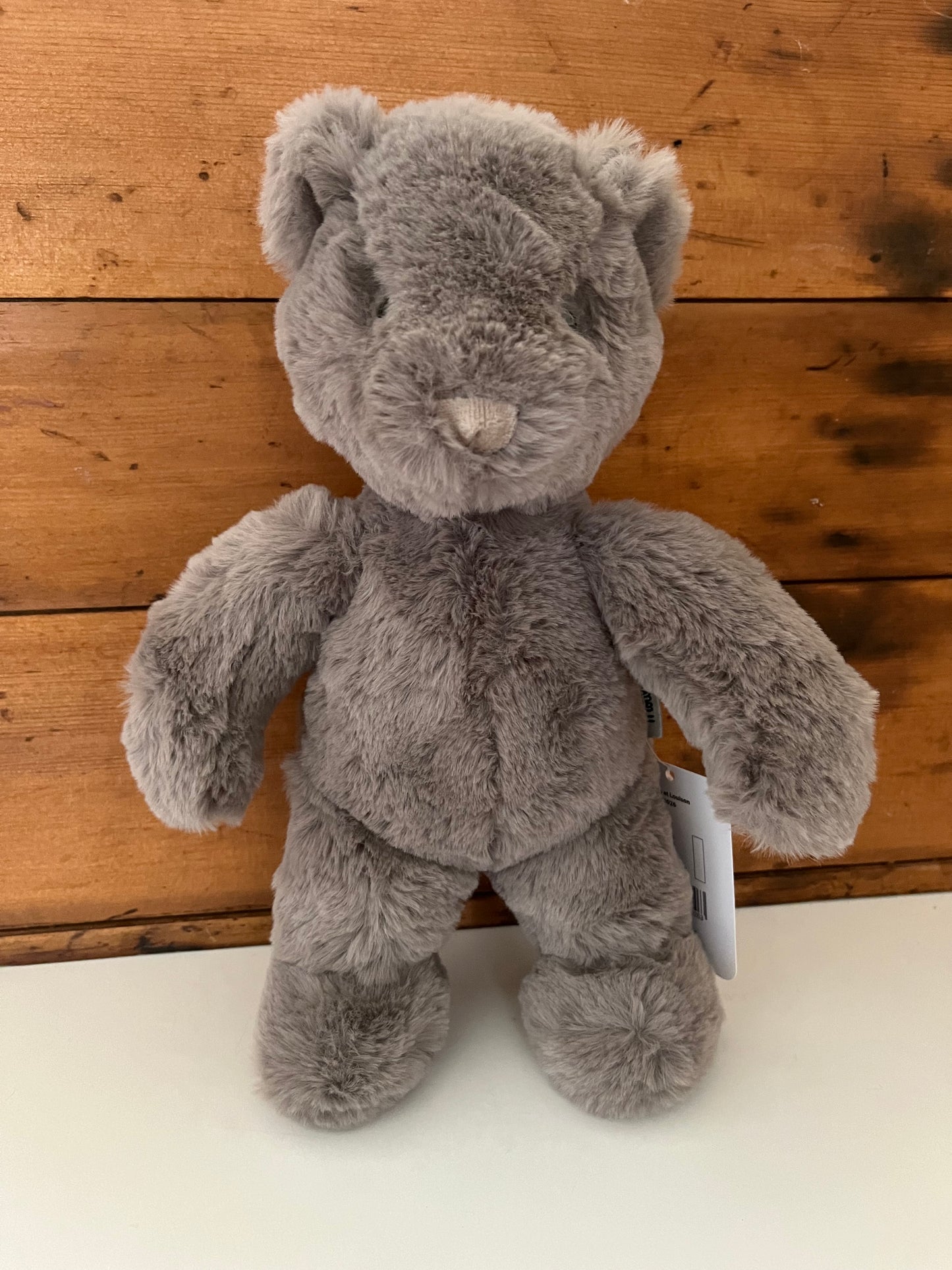 Soft Stuffed Animal for Baby - GREY BEAR