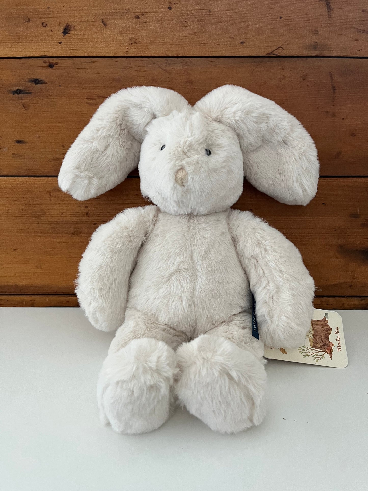 Peluche douce pour bébé - LAPIN, CRÈME Lapin Loison !