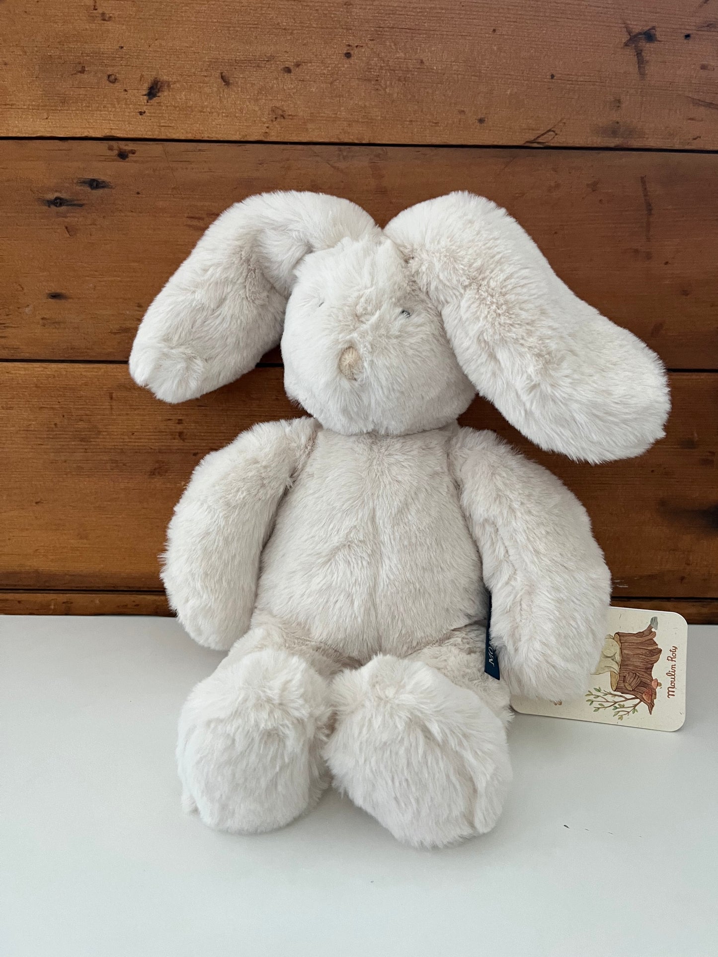 Peluche douce pour bébé - LAPIN, CRÈME Lapin Loison !