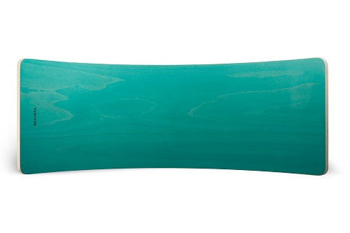 Wooden Toy - Ocamora BALANCE BOARD, Turquoise beech wood