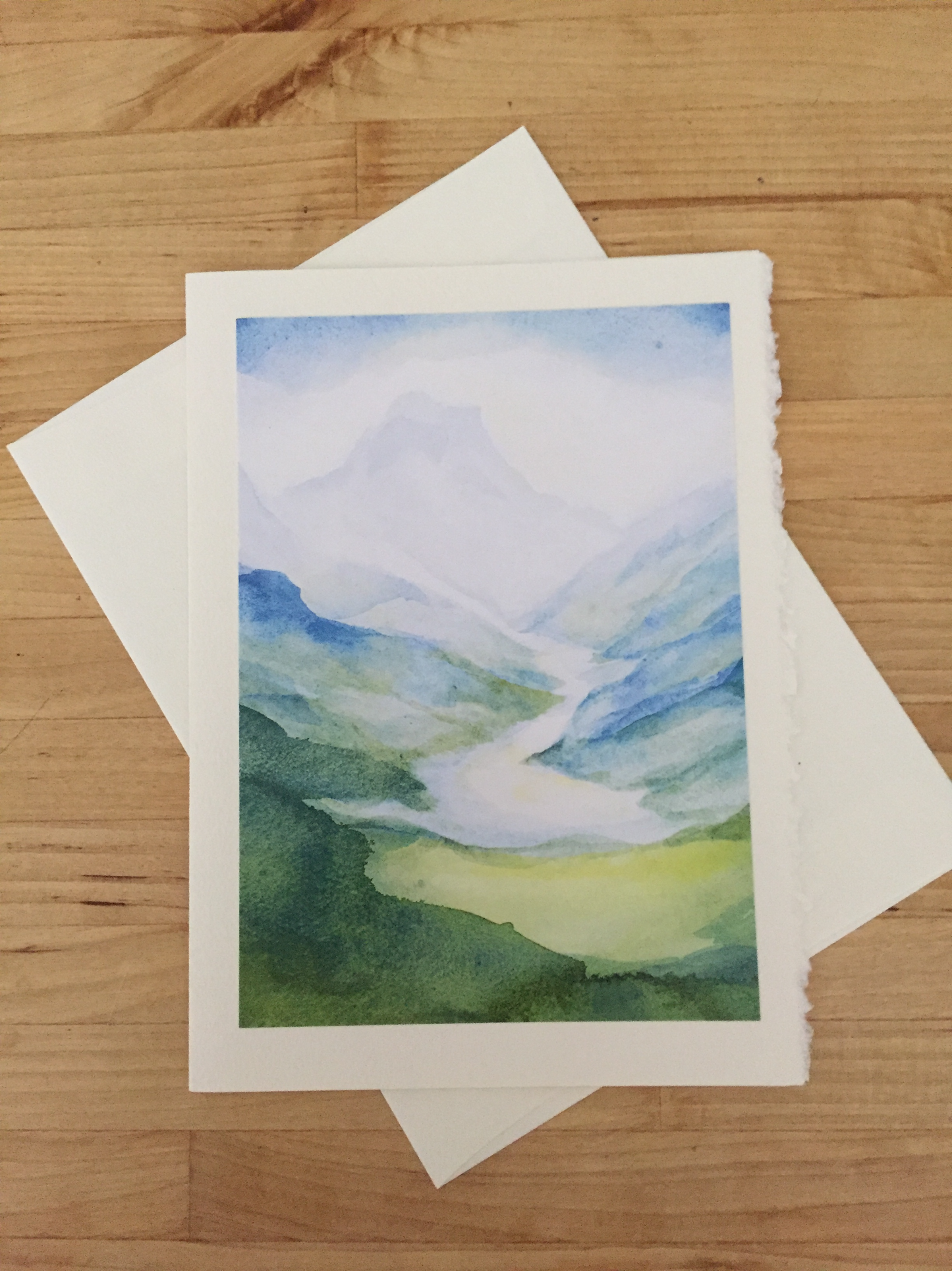 Cartes de voeux/ Été - MOUNTAIN VALLEY