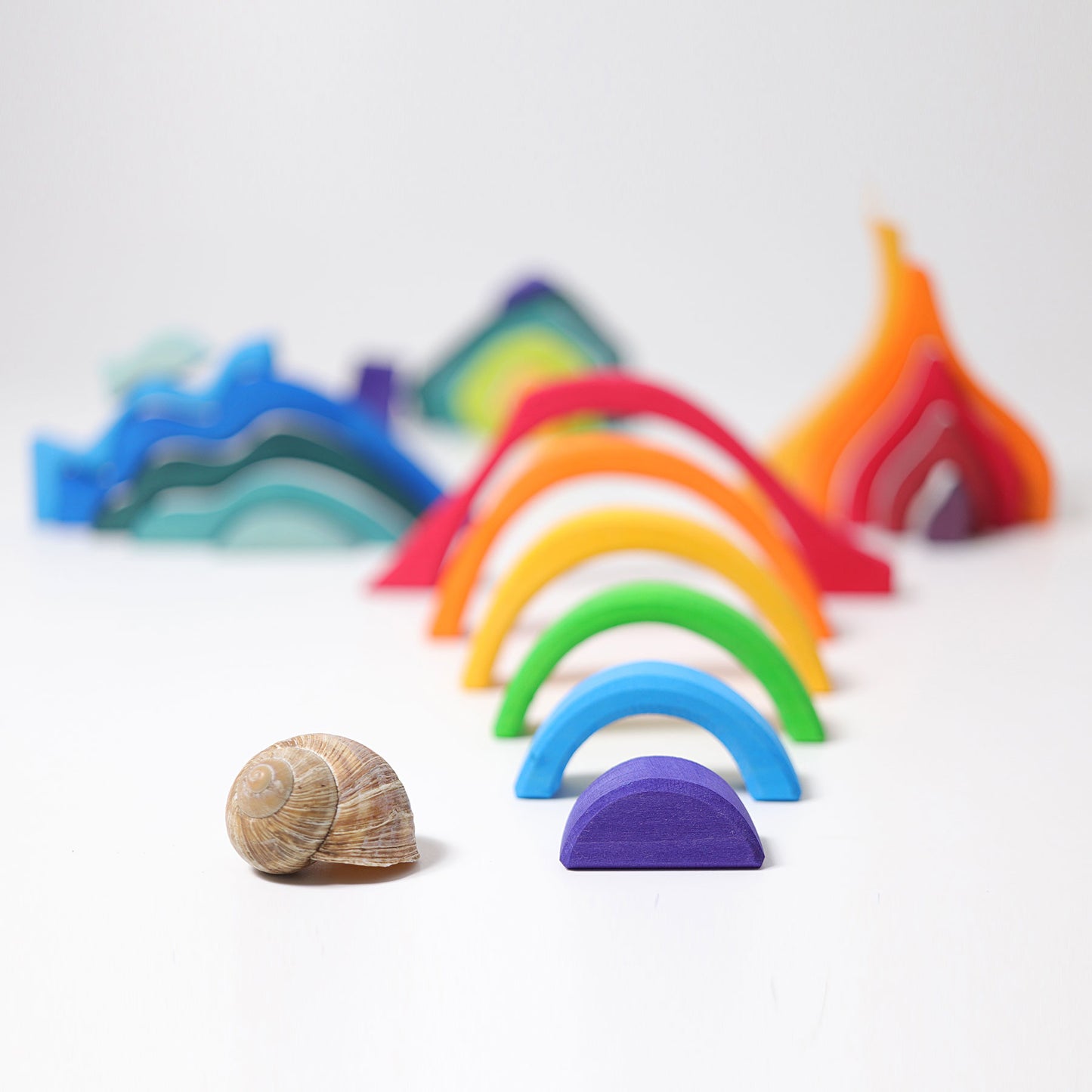 Wooden Toy - Grimm's PUZZLE FOUR ELEMENTS Set, 23 pieces!