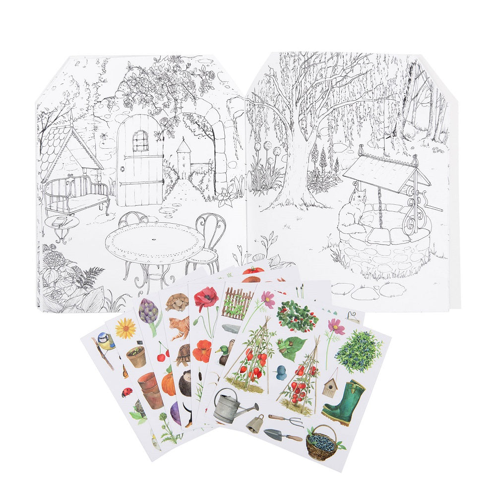 Art Activity Set - "TO THE GARDEN" Colouring Book & More!