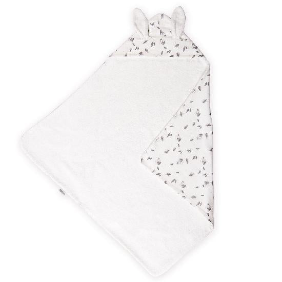 Baby RABBIT HOODED BATH TOWEL in Organic Cotton