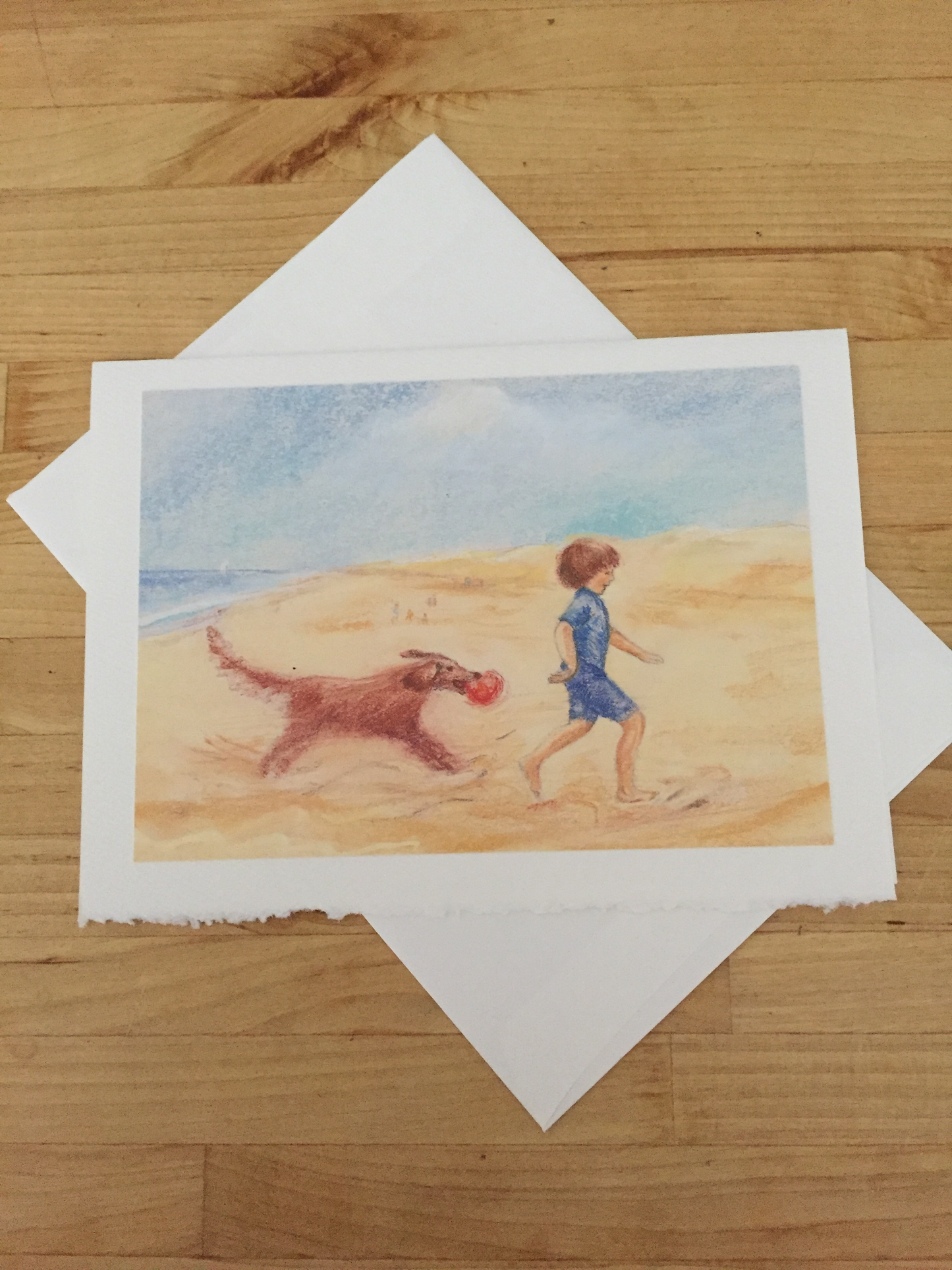Cartes de vœux/ Été - BEACH PLAY
