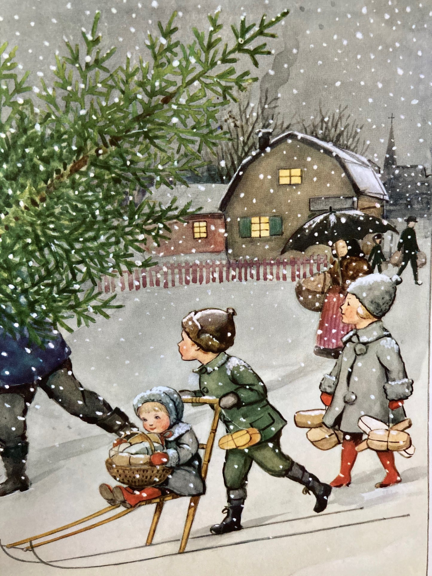 GIFT CARD for GNOMES & ACORNS: WINTER, CHRISTMAS GIFT CARDS