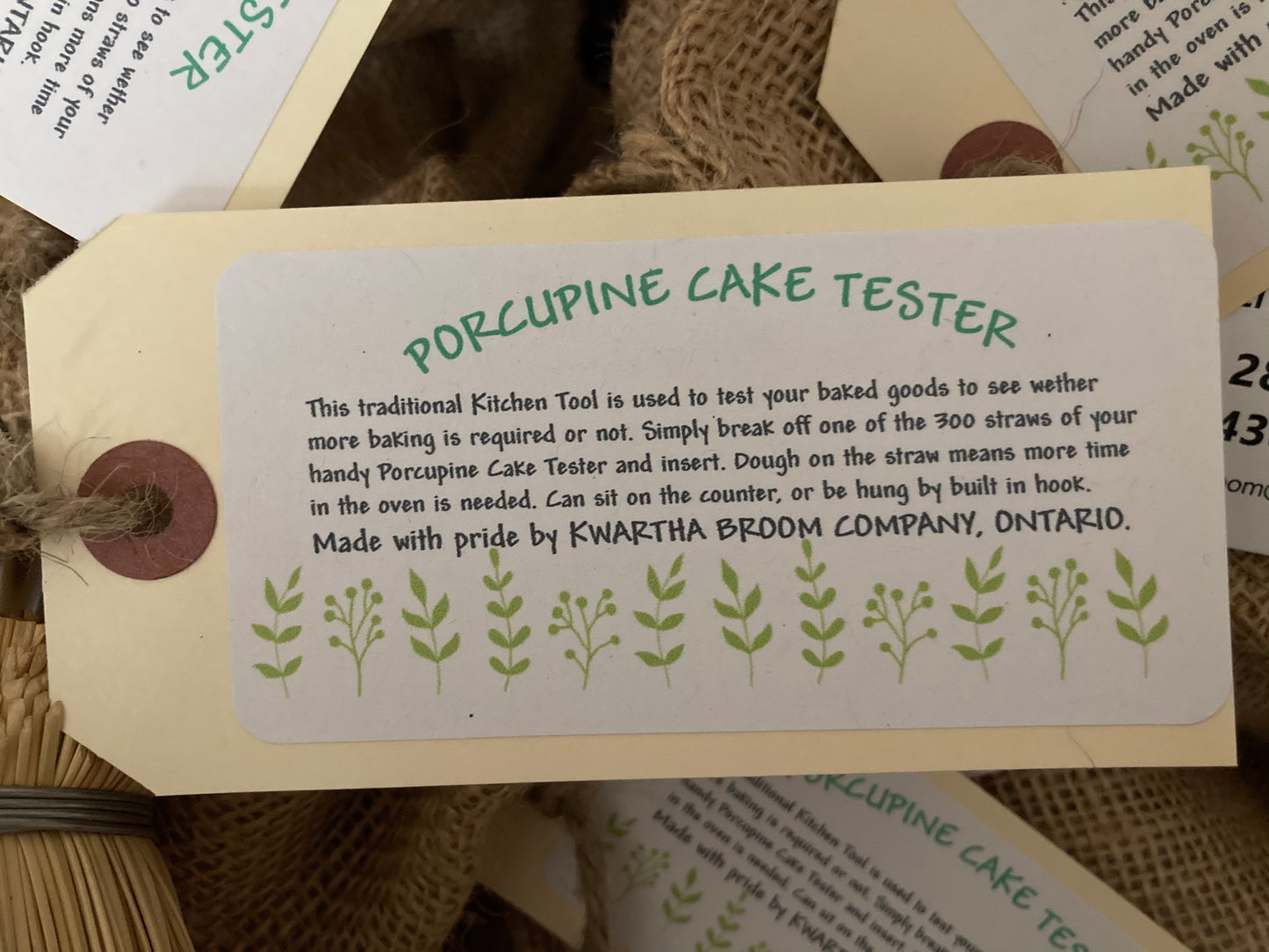 EcoHome - PORCUPINE CAKE TESTER