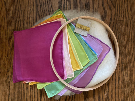 Kits d'artisanat - ENSEMBLE MOBILE FÉE DANSANTE EN SOIE