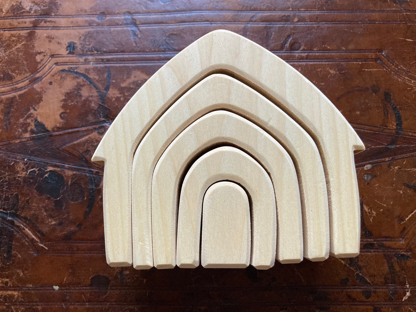 Jouet en bois - MAISON DE POUPÉE FÉE, 5 pièces !