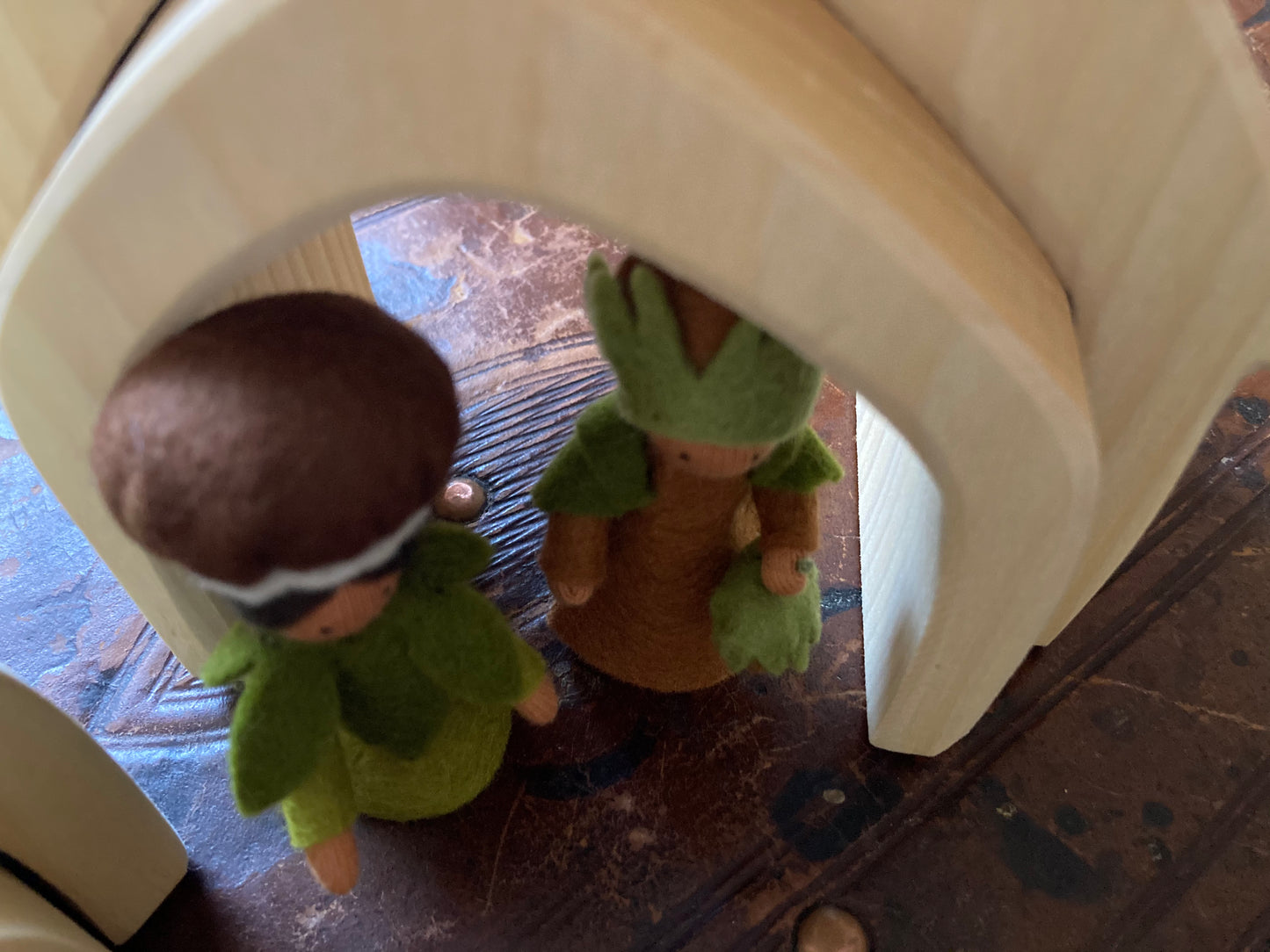 Jouet en bois - MAISON DE POUPÉE FÉE, 5 pièces !