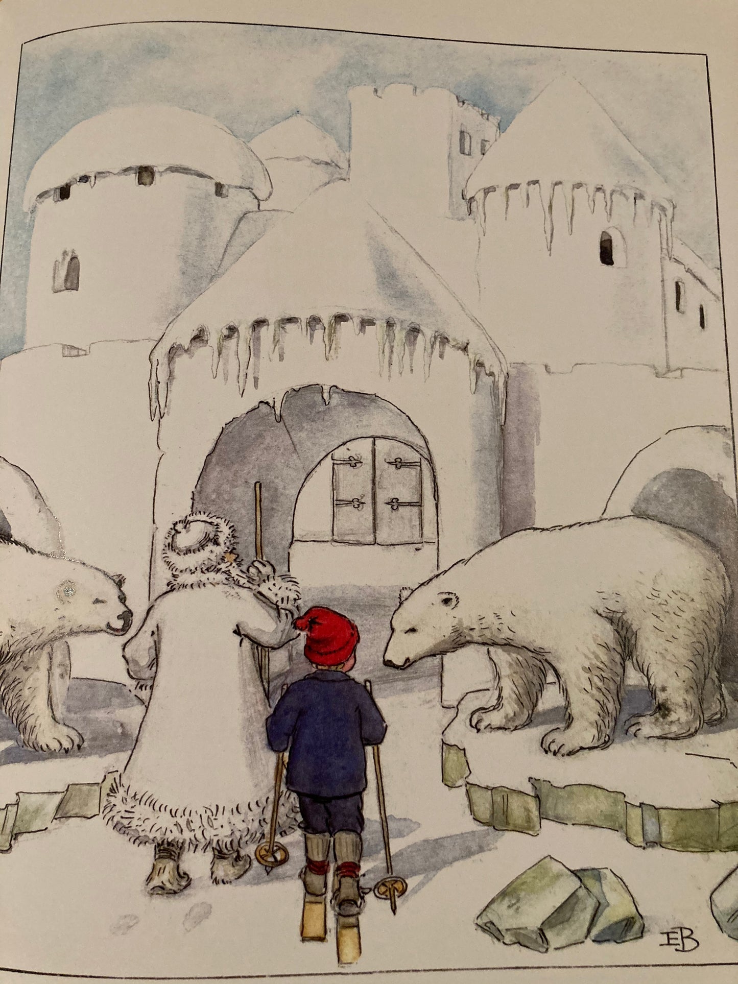 Children's Picture Book - OLLIE'S SKI TRIP, mini-size