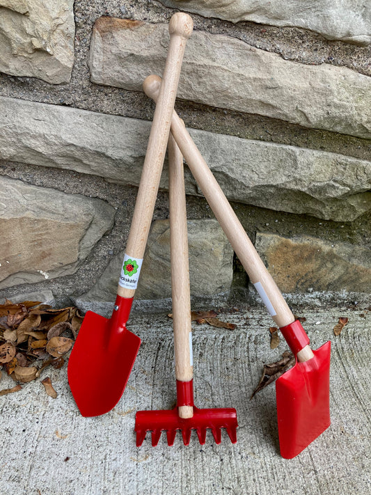 Ensemble d'outils de jardin en métal pour enfant