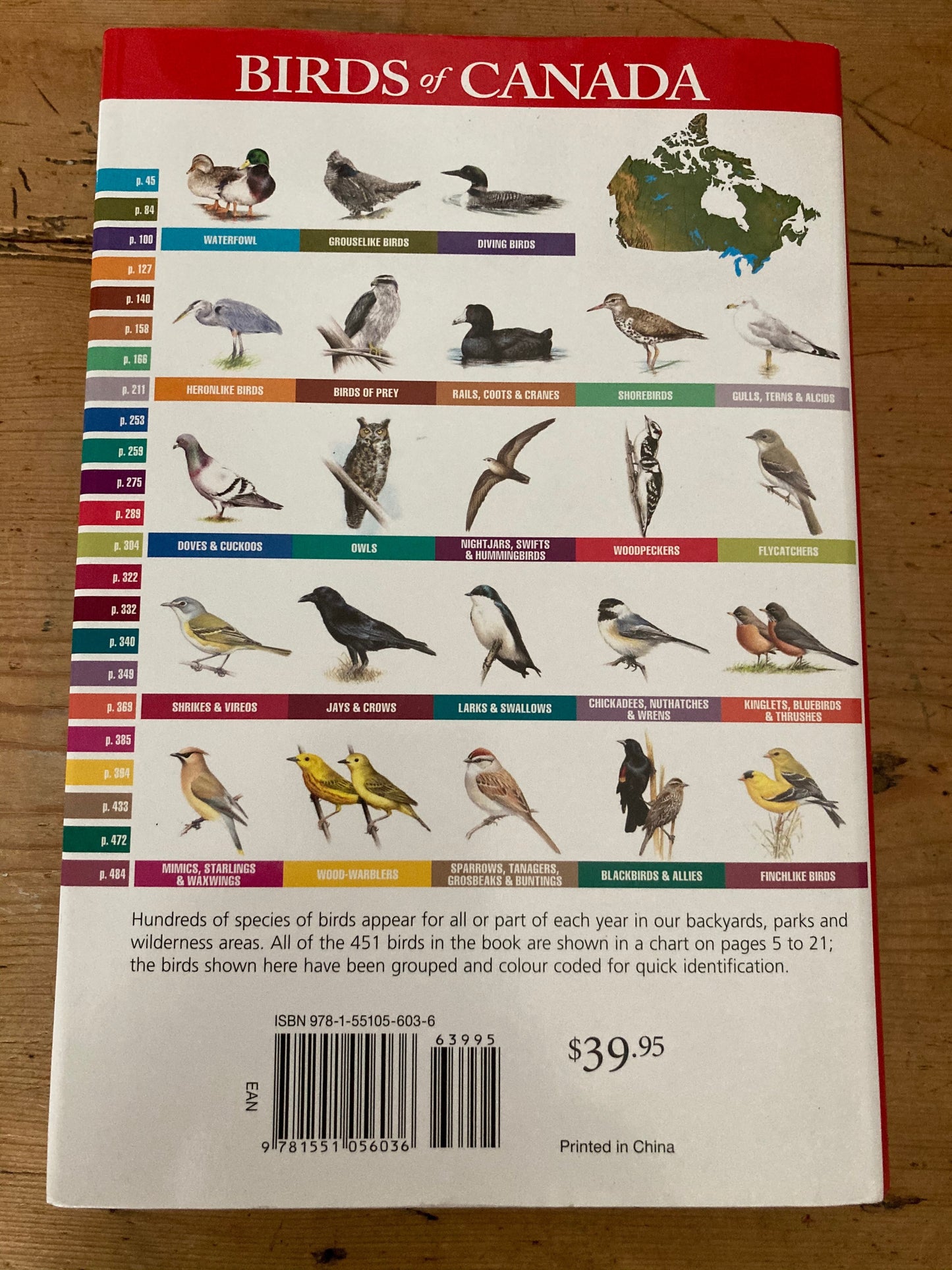 Educational Reference Book - BIRDS OF CANADA