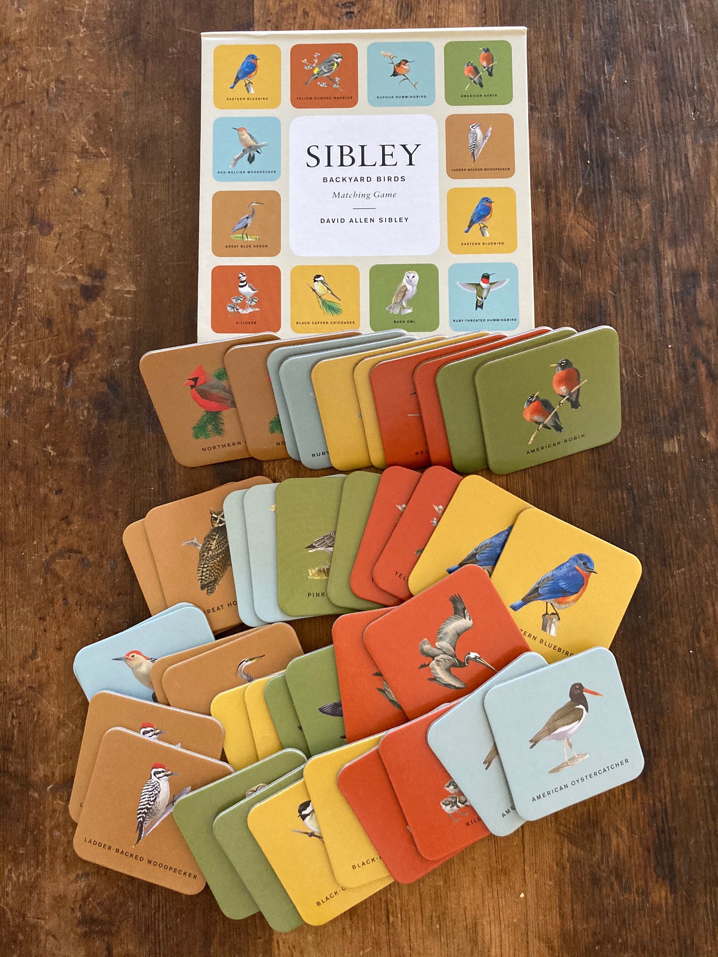 Educational Game - BACKYARD BIRDS MEMORY