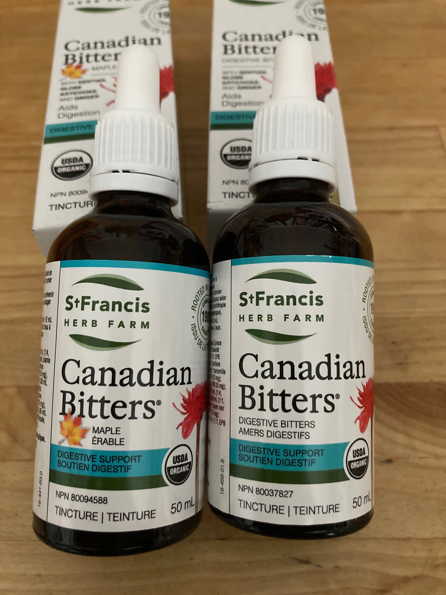 St Francis Holistic Health - AMER DIGESTIF CANADIEN avec et sans SIROP D'ÉRABLE