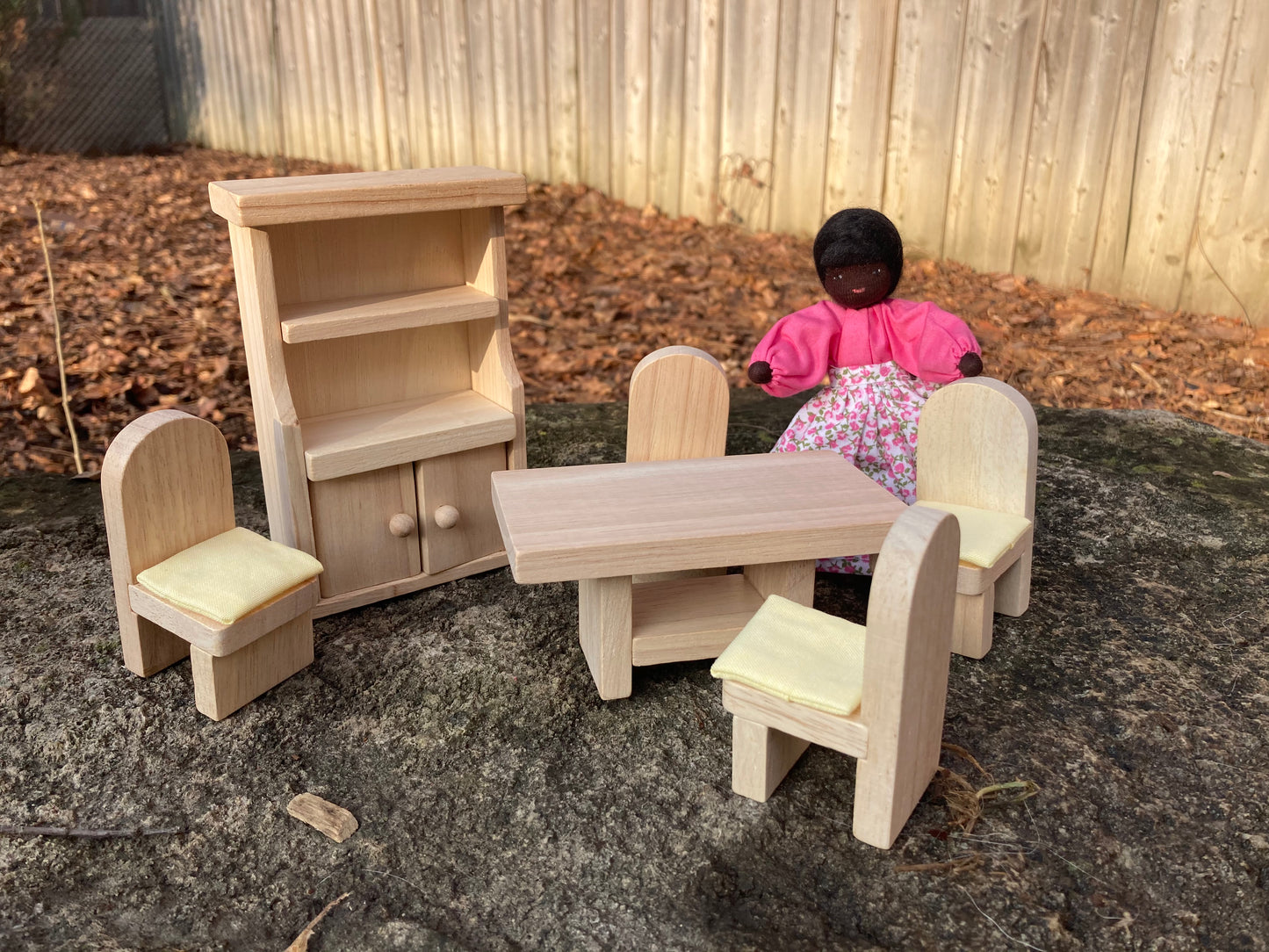 Wooden Dollhouse Furniture - DINING ROOM