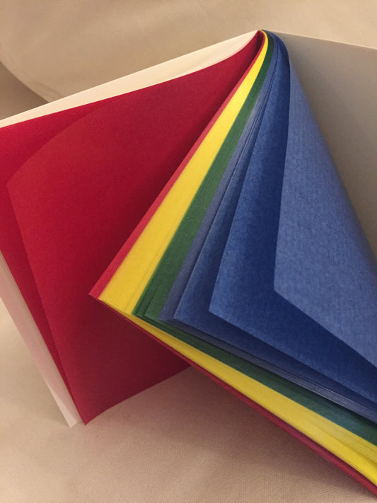 KITE PAPER, 5 Colours - Arts&Crafts, 100 sheets!