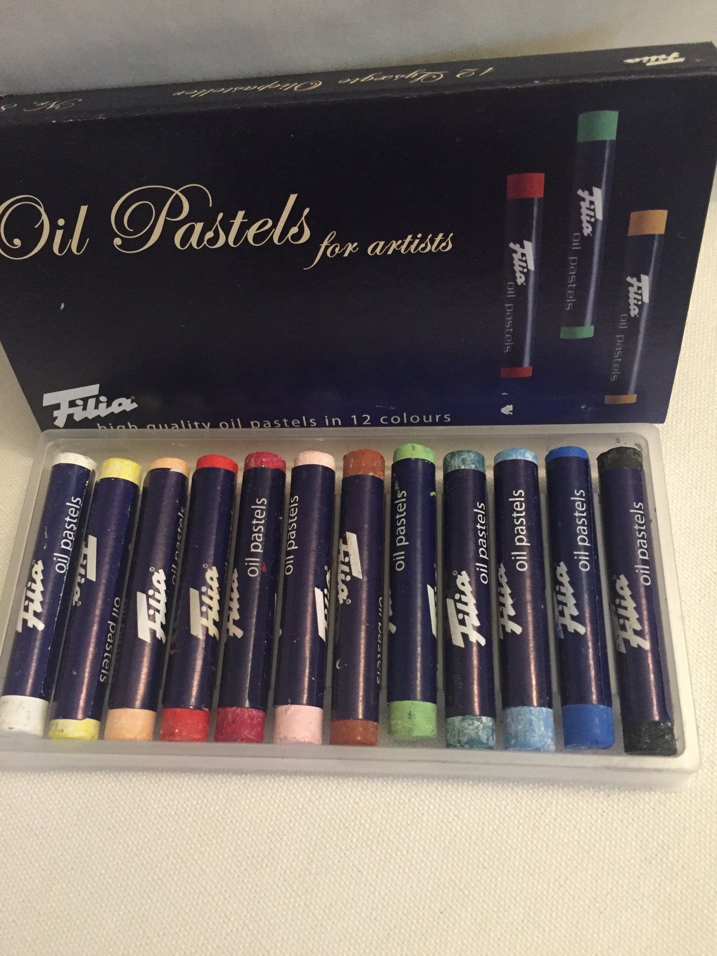 Crayons, PASTELS À L'HUILE 12 COULEURS - Art
