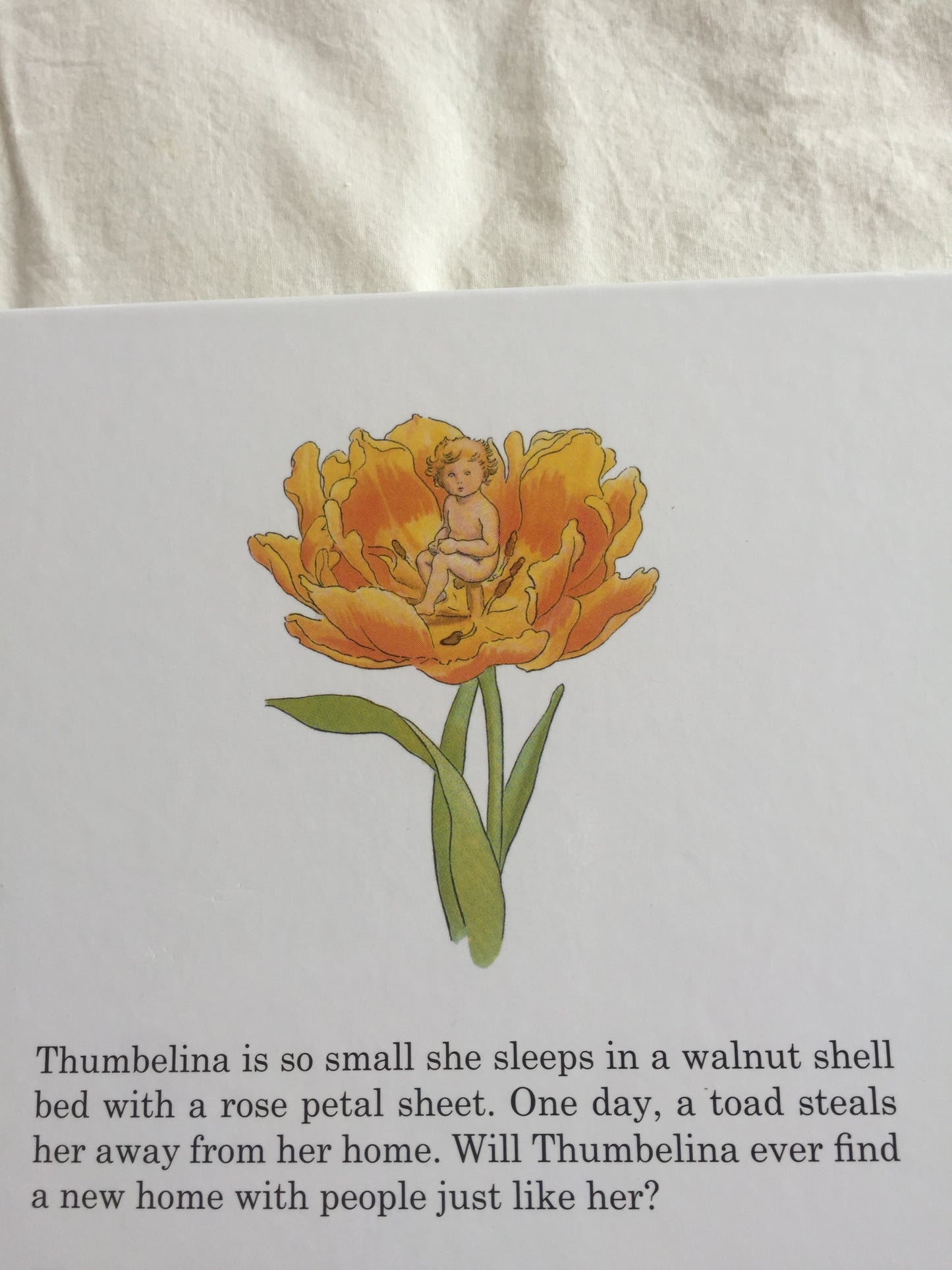 Children's Fairy Tale Book - THUMBELINA