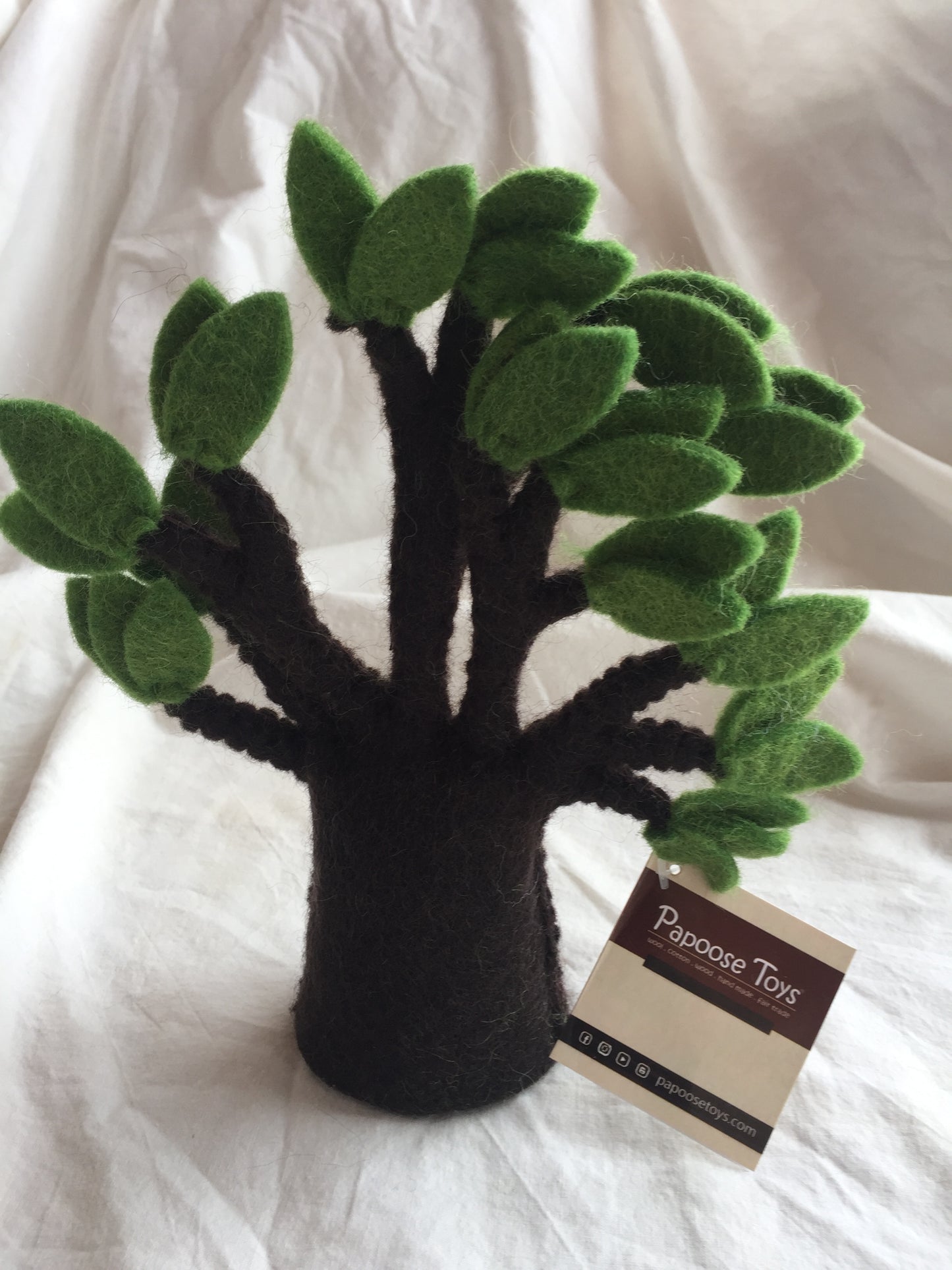 Dollhouse Play - Wool Felt BAOBAB LEAFY TREES