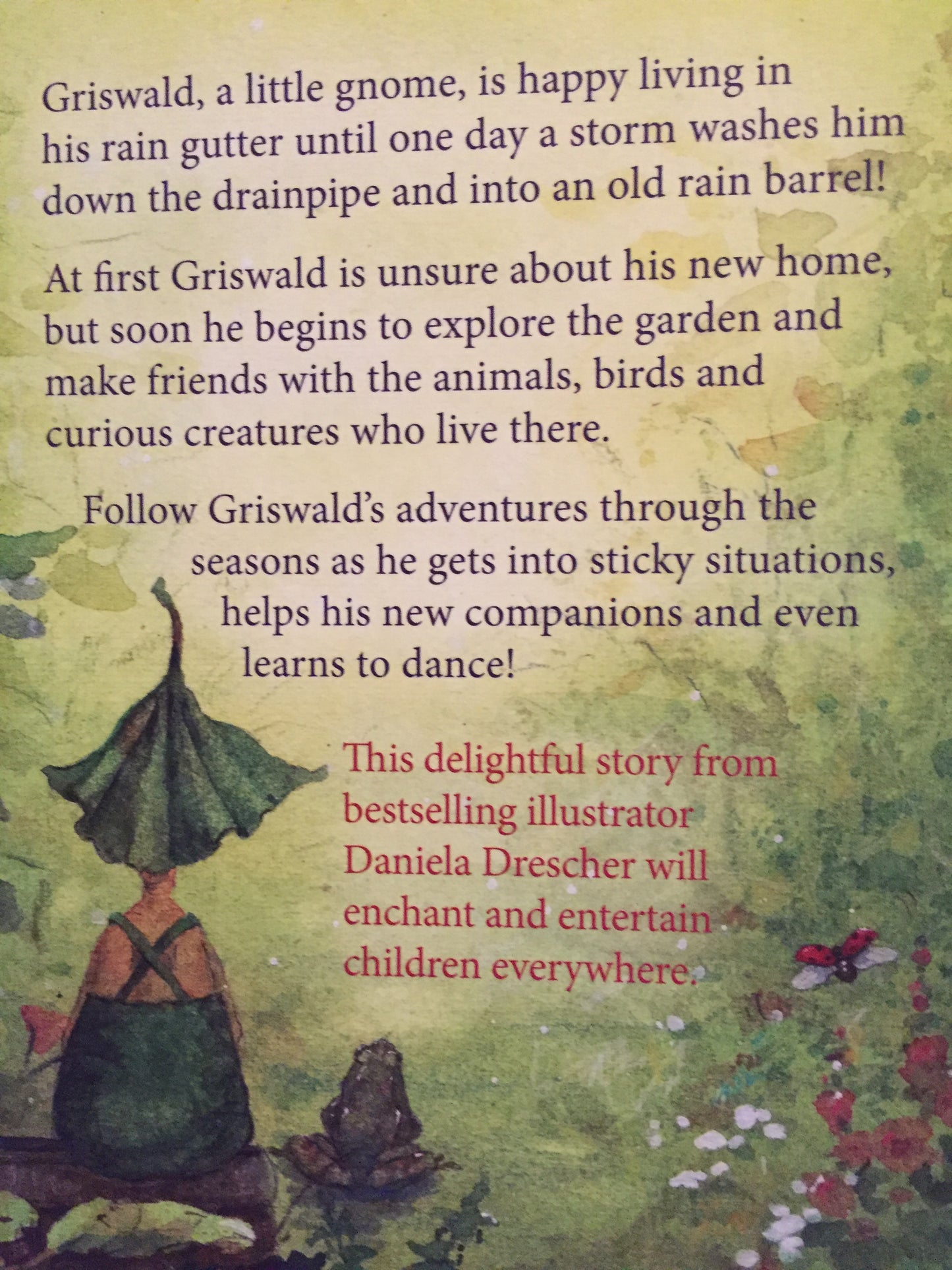 Early Reader Picture Chapter Book - The GARDEN ADVENTURES of GRISWALD THE GNOME