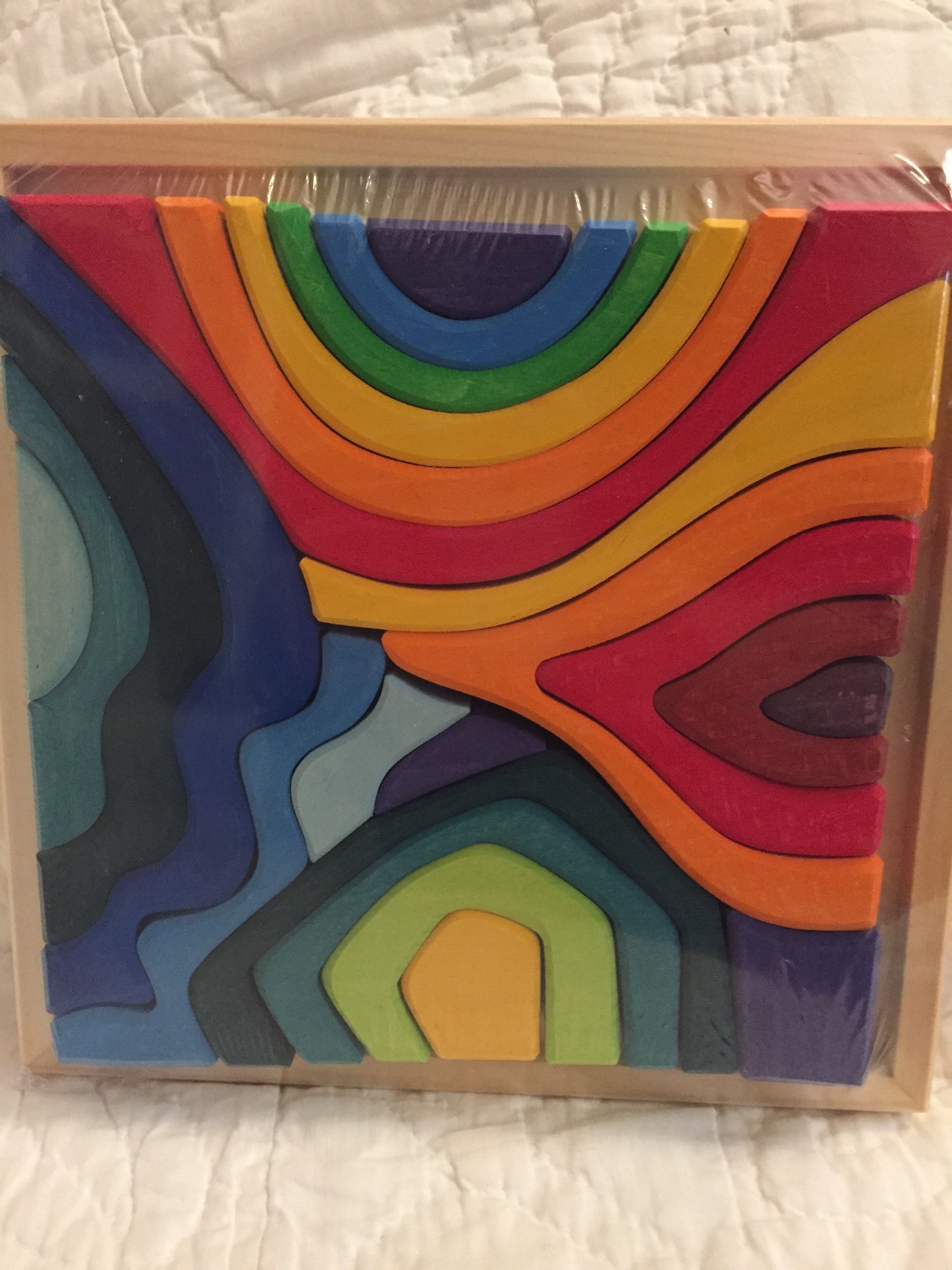 Wooden Toy - Grimm's PUZZLE FOUR ELEMENTS Set, 23 pieces!