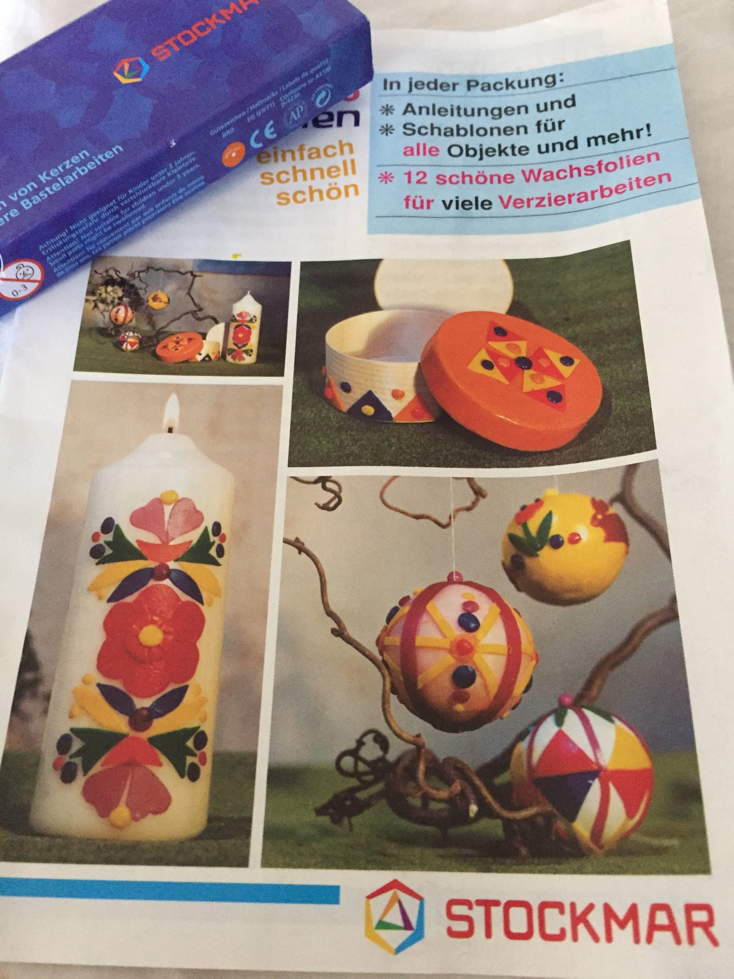 Beeswax Craft Set, Art - CANDLE DECORATING KIT