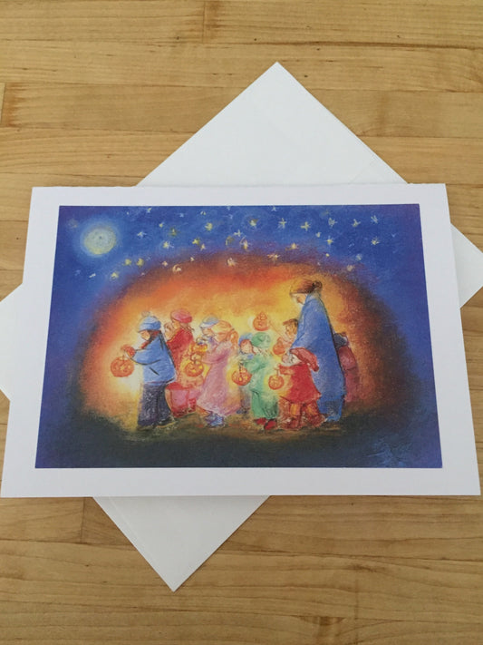Greeting Cards/ Fall - CHILDREN'S LANTERN WALK