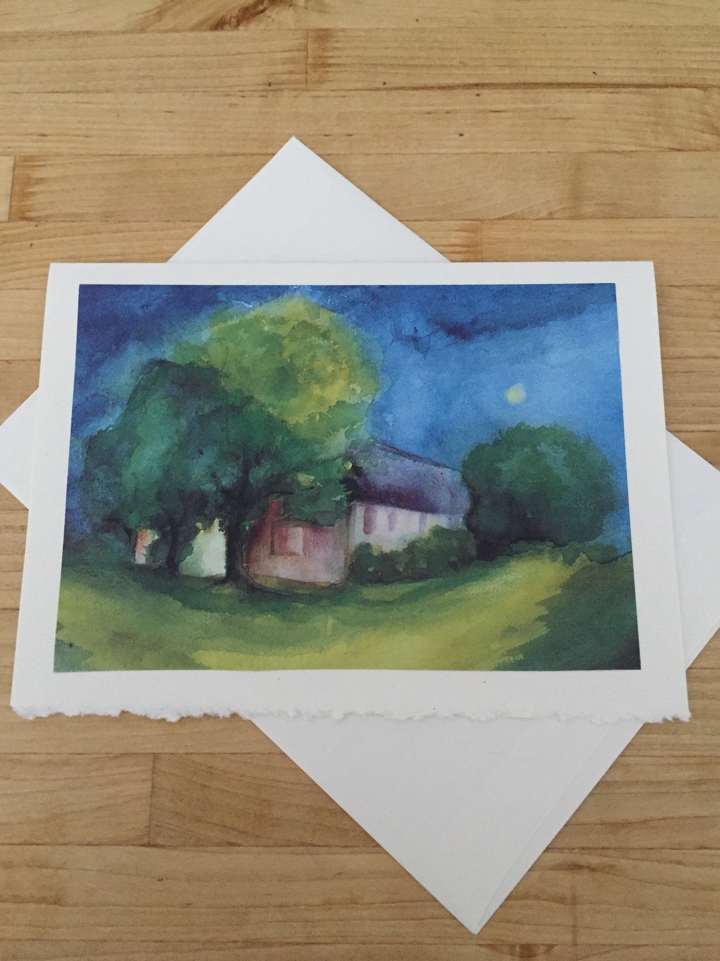Cartes de vœux/Été - PINK HILL COTTAGE