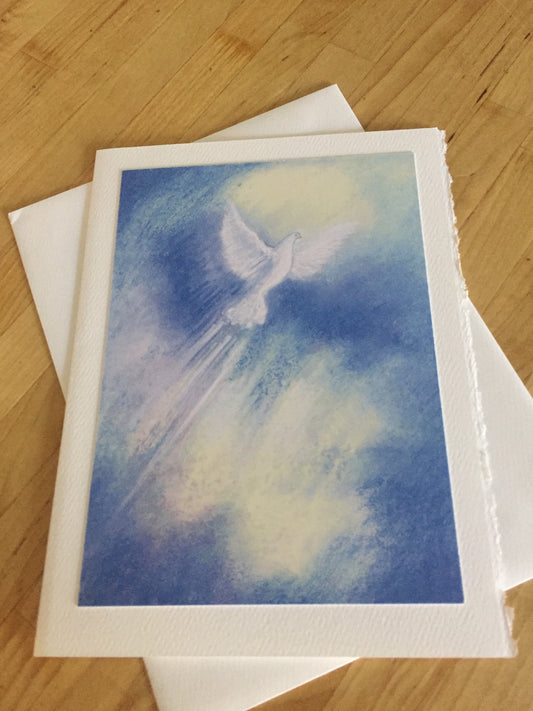 Greeting Cards/ Winter - WHITE DOVE SPIRIT