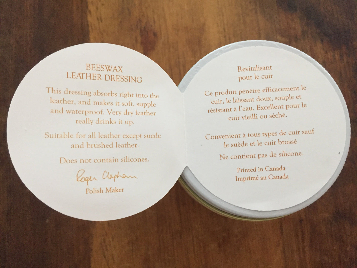 VÊTEMENTS EN CUIR À LA CIRE D'ABEILLE - EcoHome