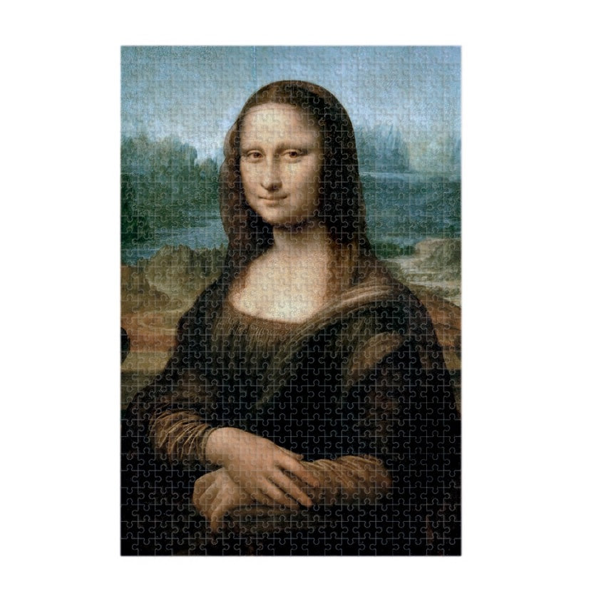 Puzzle - Da Vinci's MONA LISA (Micro puzzle) 600 pieces!