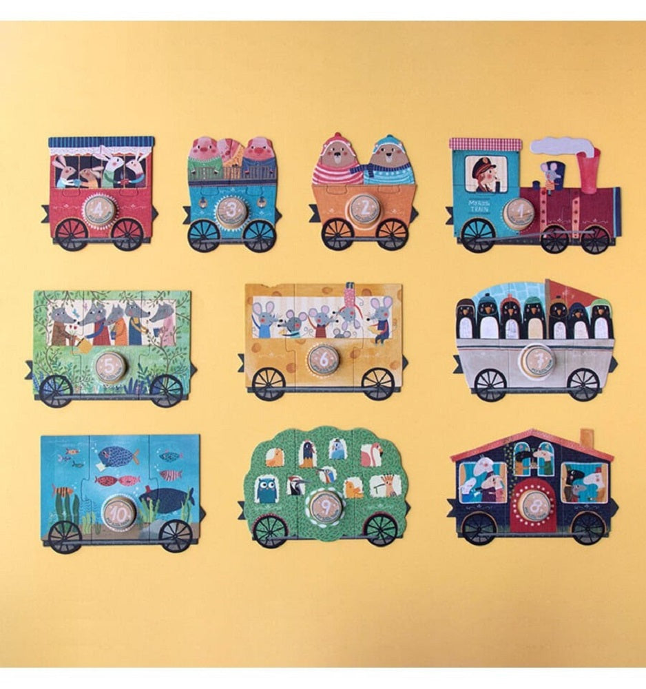 Jeu de réflexion - MON PETIT TRAIN... à partir de 2 ans !