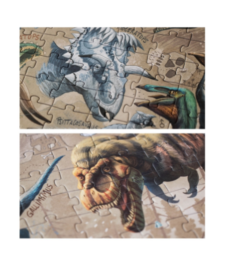 Puzzle - DINOSAUR PUZZLE "DINOS"